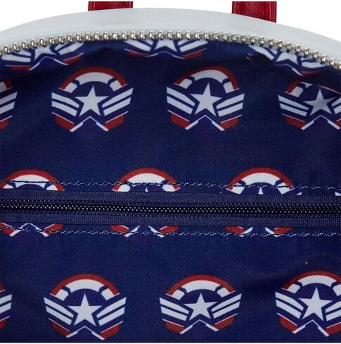 Loungefly Marvel Falcon Captain America Cosplay Mini Backpack Captain America مقاس واحد in Kuwait