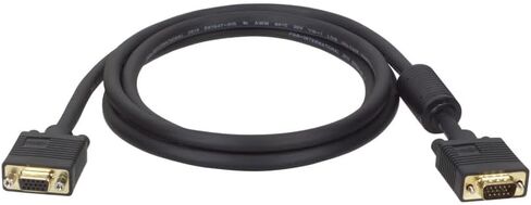 Tripp Lite by Eaton P500-015 15ft VGA Cable ، HD15 الذكور/الإناث ، مطلي بالذهب ، 2048x1536 ، التدريع EMI/RF ، تخفيف الإجهاد ، الحزمة السحابية ، الحزمة المسبقة قبل تكوينها (1 حزمة) in Saudi Arabia