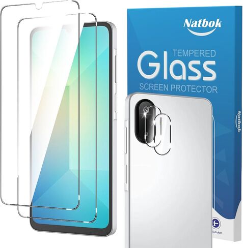 2 حزمة متوافقة مع واقي شاشة Samsung Galaxy S25 FE ، مع إطار محاذاة ، 9H فيلم زجاجي مقاوم ، HD Clear Clear Scratch ، خالية من الفقاعات لحامي شاشة Galaxy S25FE. in Kuwait