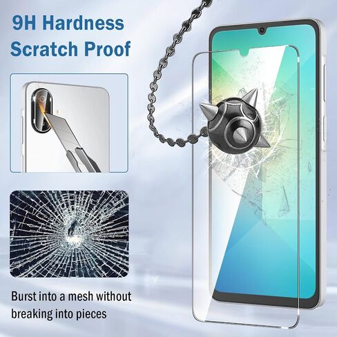 2 حزمة متوافقة مع واقي شاشة Samsung Galaxy S25 FE ، مع إطار محاذاة ، 9H فيلم زجاجي مقاوم ، HD Clear Clear Scratch ، خالية من الفقاعات لحامي شاشة Galaxy S25FE. in Kuwait