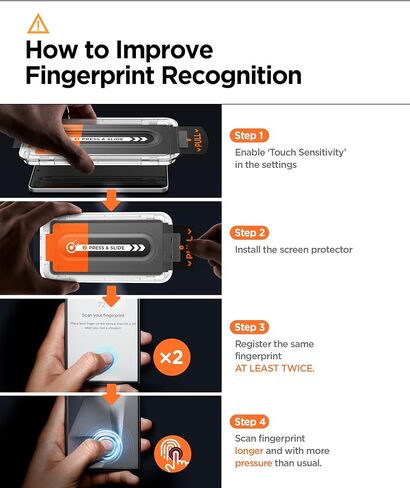 حامي الشاشة الزجاجية المدفوعة Spigen [Glast EZ Fit Pro] مصمم لـ Galaxy S25 Edge [Case Friends] - 2 Pack in Kuwait