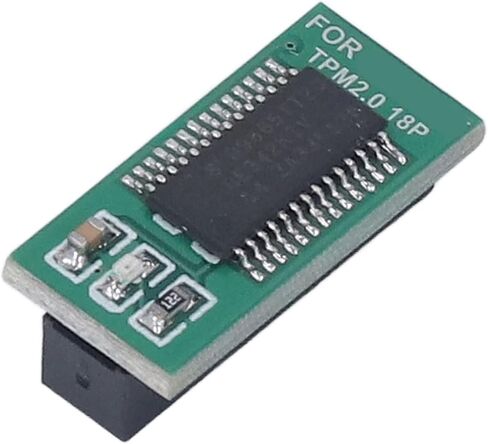 TPM 2.0 Security Module, 18 Pin Discrete Encryption Processor High Security TPM 2.0 Module Motherboard PCB Security Board Accessory for Windows 11 in Saudi Arabia