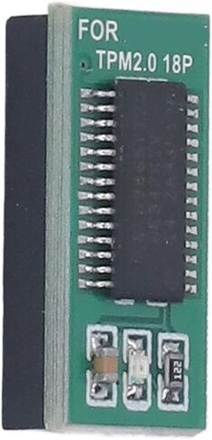TPM 2.0 Security Module, 18 Pin Discrete Encryption Processor High Security TPM 2.0 Module Motherboard PCB Security Board Accessory for Windows 11 in Saudi Arabia