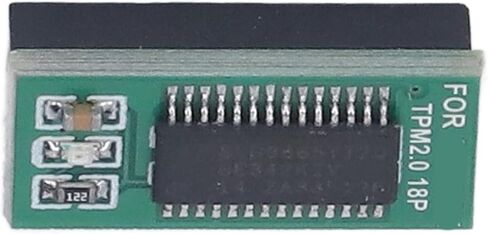 TPM 2.0 Security Module, 18 Pin Discrete Encryption Processor High Security TPM 2.0 Module Motherboard PCB Security Board Accessory for Windows 11 in Saudi Arabia