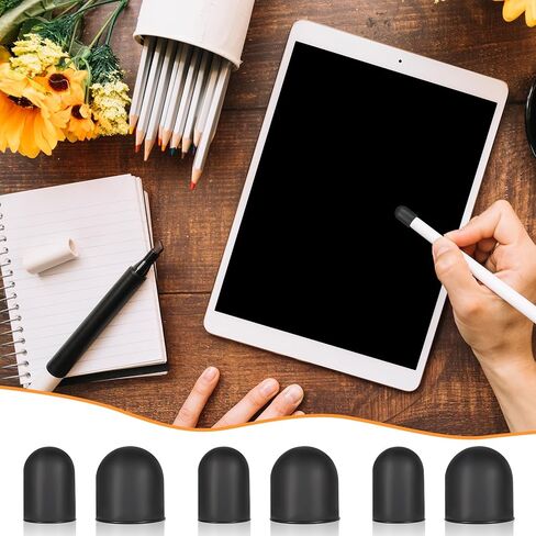 60pcs نصائح مطاطية قلم لأقلام القلم ، لا نصيحة قلم شاشة خدش ، نصائح مطاطية بديلة لقلم الشاشة اللمس ، دقة عالية الحساسية الدقة (حجم 2) in Kuwait