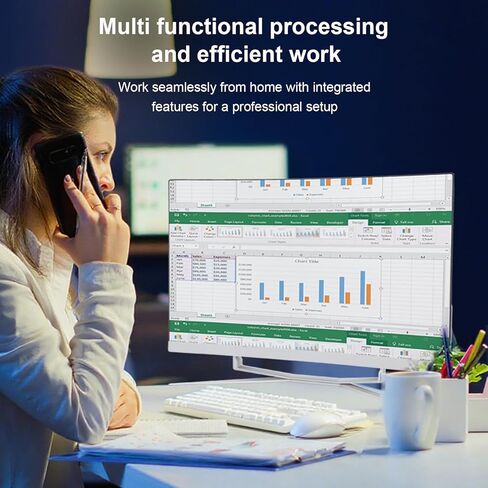 27 بوصة من كمبيوتر سطح المكتب الكل في واحد ، شاشة FHD منحنية ، جهاز كمبيوتر الكل في واحد 16 جيجابايت DDR3 512GB ROM SSD CORE I7 7700HQ ، HDMI Bluetooth 5 in Kuwait