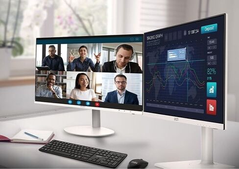 MSI All-in-One Computer Desktop ، 23.8 "عرض IPS FHD ، ذاكرة الوصول العشوائي 16 جيجابايت ، 1 تيرابايت SSD ، معالج Intel Core رباعي النواة حتى 4.40 جيجاهرتز ، WiFi 6 ، Bluetooth ، HDMI ، Windows 11 (متجدد) in Saudi Arabia