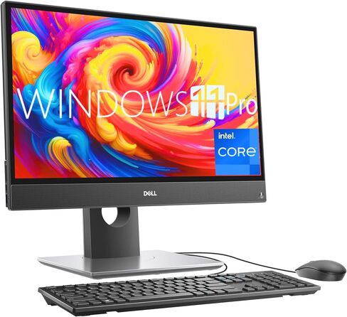 Dell OptiPlex 3280 All-in-One 21.5" FHD Display, Intel Quad Core Processors, 16GB RAM, 512GB SSD, Camera, DisplayPort, Wi-Fi, Mouse & Keyboard, Windows 11 Pro (Renewed) in Saudi Arabia
