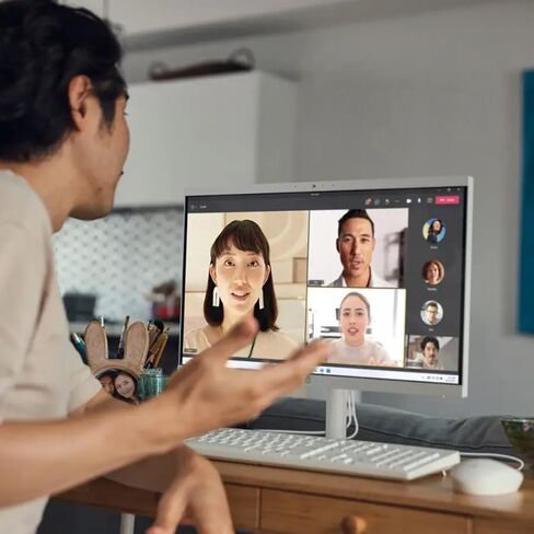 HP All-in-One Desktop Computer PC - 21.5" FHD Display, Intel Celeron J4025, Intel UHD Graphics, 16GB RAM, 1TB SSD, True Vision Camera, WiFi 6, Windows 11 Pro, Small PC for Study & Home, w/Accessories in Saudi Arabia