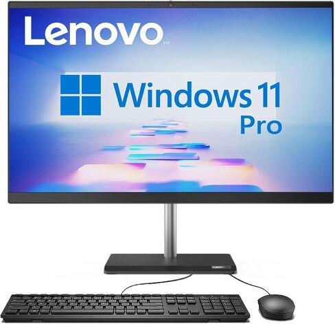 Lenovo V50A Business Business Computer ، عرض 23.8 "FHD IPS ، معالج Intel 4-Core ، ذاكرة الوصول العشوائي 16 جيجا بايت ، 1 تيرابايت SSD ، Wi-Fi ، WebCam ، DVD-RW ، HDMI ، USB-C ، Windows 11 Pro (Readed) in Saudi Arabia