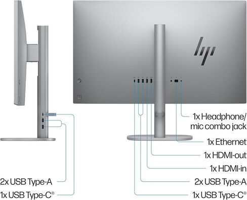 HP OmniStudio X 27" All-in-One Desktop Computer, FHD IPS Display, 14-core Intel Core Ultra 5 125H, 64GB DDR5, 2TB SSD, Wi-Fi 7, HDMI, USB-C, RJ-45, Wireless KB & Mouse, Windows 11 Home in Saudi Arabia
