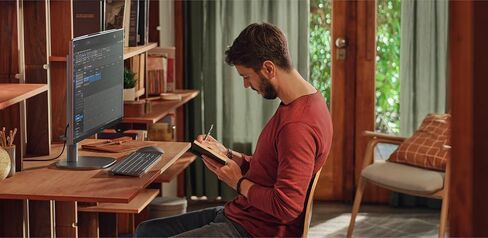 HP OmniStudio X 27" All-in-One Desktop Computer, FHD IPS Display, 14-core Intel Core Ultra 5 125H, 64GB DDR5, 2TB SSD, Wi-Fi 7, HDMI, USB-C, RJ-45, Wireless KB & Mouse, Windows 11 Home in Saudi Arabia