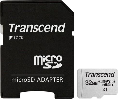 Transcend 32GB Micro SDHC Secure Digital UHS -I بطاقات الذاكرة ، متوافقة مع كاميرا Samsung WB35F الرقمية - الفئة 10 ، U1 ، 100 ميجابايت/ثانية ، 300 سلسلة - حزمة 2 in Saudi Arabia