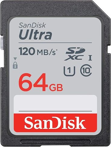 تعمل بطاقة Sandisk Ultra SDXC 64GB SD للكاميرا Nikonless بدون مرآة مع Z30 ، Z6 II ، Z7 II in Kuwait