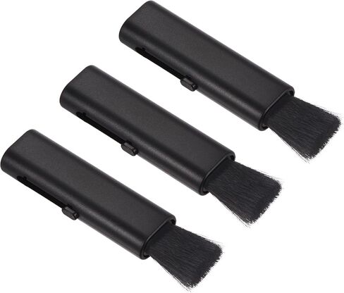 Keyboard Cleaning Brush, 3Pack Mini Telescopic Type Window Groove Cleaning Brush, for Laptop Computer Keyboard Window Black in Saudi Arabia