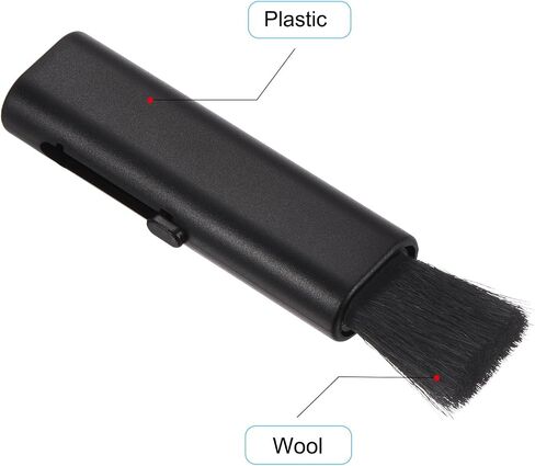 Keyboard Cleaning Brush, 3Pack Mini Telescopic Type Window Groove Cleaning Brush, for Laptop Computer Keyboard Window Black in Saudi Arabia