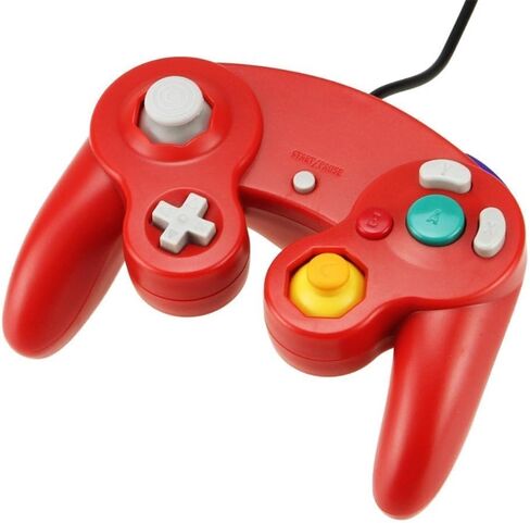 MuchBuy Game Controller Pad for Nintendo Gamecube GC Wii-Red in Saudi Arabia