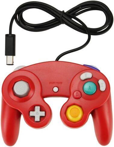 MuchBuy Game Controller Pad for Nintendo Gamecube GC Wii-Red in Saudi Arabia