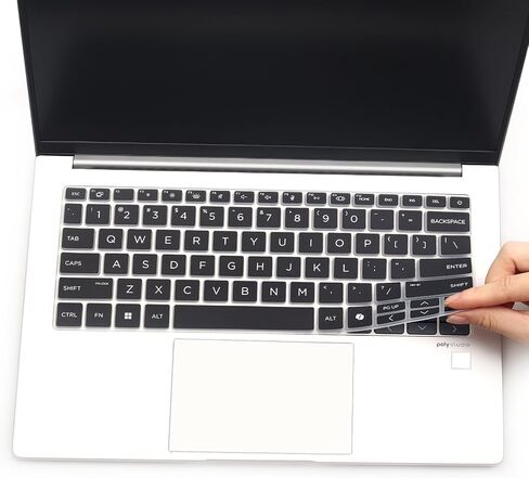 Keyboard Cover for HP ProBook 440/445 G11 14 inch, HP ProBook 4 G1i G1q 14 inch Laptop US Layout Keyboard Skin-Black in Saudi Arabia