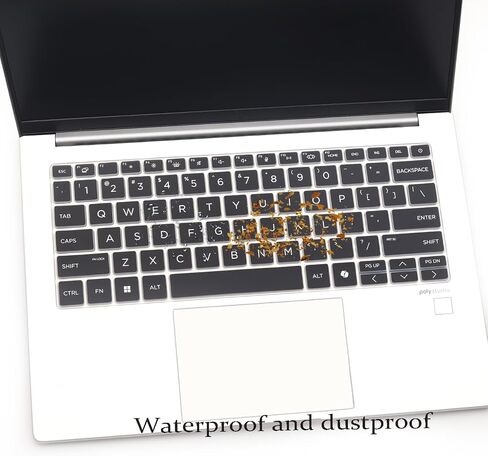 Keyboard Cover for HP ProBook 440/445 G11 14 inch, HP ProBook 4 G1i G1q 14 inch Laptop US Layout Keyboard Skin-Black in Saudi Arabia