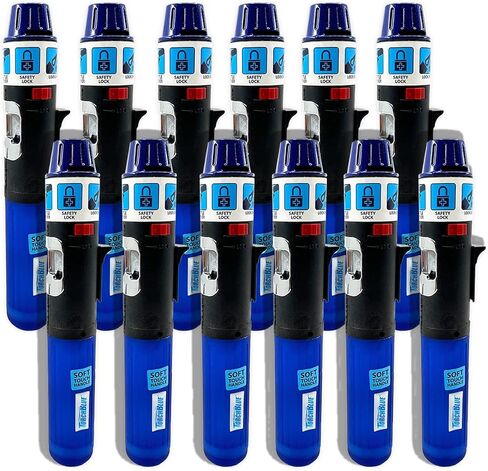Torch Blue Refillable Pre-Filled Ready to Use Torch Stick with Bottle Opener (12) in Saudi Arabia