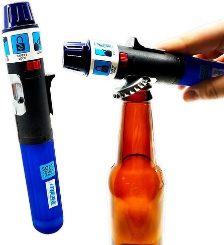 Torch Blue Refillable Pre-Filled Ready to Use Torch Stick with Bottle Opener (12) in Saudi Arabia