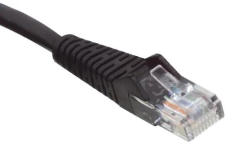 Eaton Tripp Lite N001-005-BK Cat5e Ethernet Cable 5 أقدام و 350 ميجا هرتز Gigabit Patch Cord و Snagless RJ45 M/M ، POE ، UTP PVC ، Black ، Cloud Care Bundle مؤهلة (50 حزمة) in Kuwait