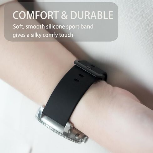 Compatible with Garmin Venu X1 Bands, Quick Release Silicone Replacement Soft Band Wristbands Straps with Stainless Steel Buckle Compatible with Garmin Venu X1 Smartwatch in Saudi Arabia
