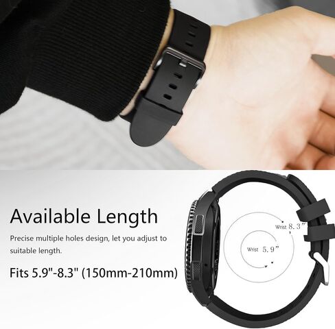 Compatible with Garmin Venu X1 Bands, Quick Release Silicone Replacement Soft Band Wristbands Straps with Stainless Steel Buckle Compatible with Garmin Venu X1 Smartwatch in Saudi Arabia