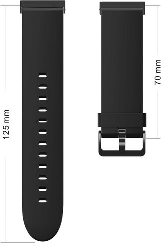 Compatible with Garmin Venu X1 Bands, Quick Release Silicone Replacement Soft Band Wristbands Straps with Stainless Steel Buckle Compatible with Garmin Venu X1 Smartwatch in Saudi Arabia