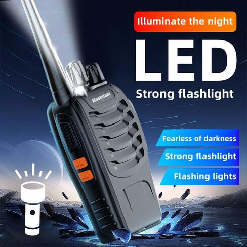 BF-888S المحمولة المحمولة المحمولة المحمولة المحمولة walkie talkies طويلة المدى قابلة لإعادة الشحن ثنائية الاتجاه uhf 16 قناة مع بطارية li-ion وشاحن لراديو الكبار walkie talki (حزمة 2) 2) in Kuwait