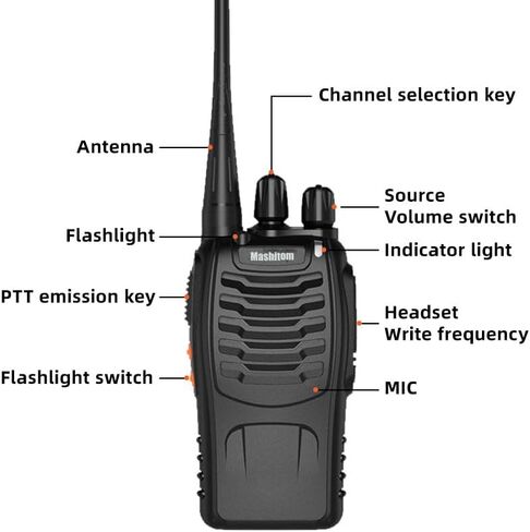 BF-888S المحمولة المحمولة المحمولة المحمولة المحمولة walkie talkies طويلة المدى قابلة لإعادة الشحن ثنائية الاتجاه uhf 16 قناة مع بطارية li-ion وشاحن لراديو الكبار walkie talki (حزمة 2) 2) in Kuwait