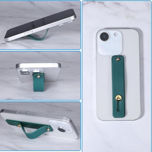 Giantree 6Pcs Phone Grip Strap, Phone Loop Finger Holder, Phones Holder for Hand Smartphones Accessories, Loops for Back of Phones Portable for Most Smartphones in Saudi Arabia
