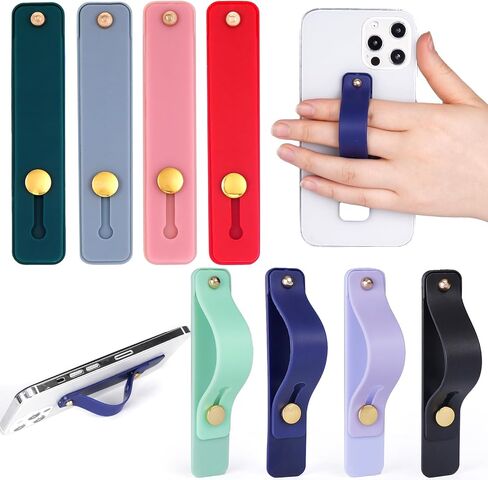 8 Pcs Phone Holder Stand, Telescopic Phone Grip Holder Stand, Adjustable Holder for Hand, Multicolor in Saudi Arabia