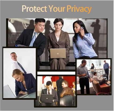 19.5 Inch Computer Monitor Privacy Screen, Reduce Eye Strain Anti Glare Blue Light Screen Work PC Monitor for 16:9 Aspect Ratio, Anti Spy Privacy Filter Shield, Easily Removed & Reattached in Saudi Arabia