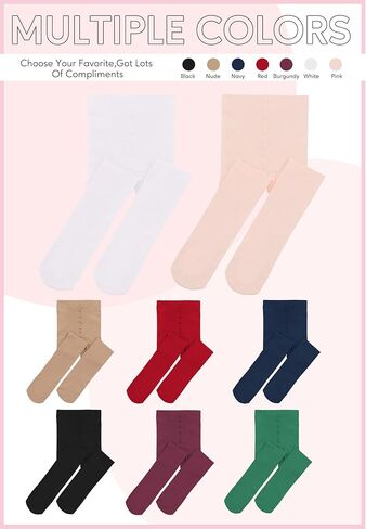 Zando Ultra Soft Ballet Tights for Girls Footed Dance Tights Colorful Girls Leggings2-12T (Toddler/Little Kid/Big Kid) in Kuwait