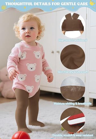 Zando Ultra Soft Ballet Tights for Girls Footed Dance Tights Colorful Girls Leggings2-12T (Toddler/Little Kid/Big Kid) in Kuwait