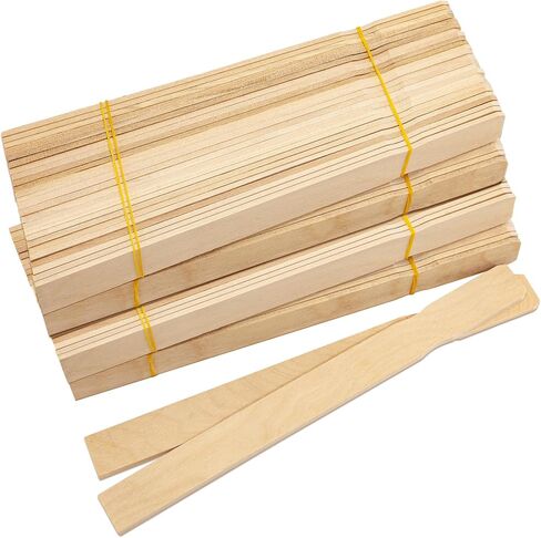 10 Pack, Wood Paint Stir Sticks, 12 Inch Pack of 10 Paint Stirrers, Garden Markers, Mixing Sticks for Epoxy Resin by CraftySticks in Kuwait