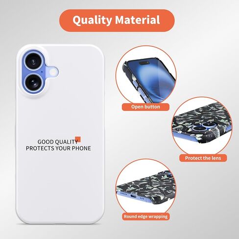 حالات الهاتف الثامنة 8 مقاطع لـ iPhone 16 E Pro Max Series فارغة DIY DIY قابلة للطباعة تغطية الفراغات تسامي قابلة للتسامي المغلفة (غير لامع ، متوافق مع iPhone 16) in Kuwait
