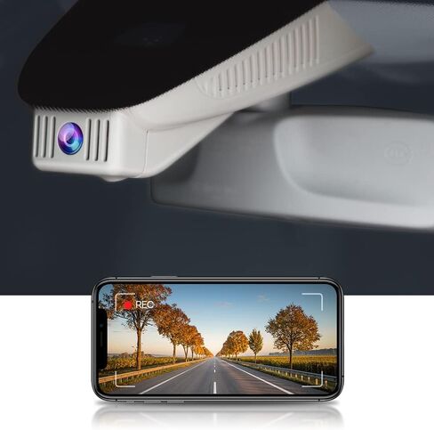 Fitcamx 4K Front and Rear Dash Cam Suitable for Mercedes-Benz GLC 300 & C Class (Model 6251), OEM Style, Front 2160P+Rear 1080P Video, Loop Recording, WiFi & APP, G-Sensor, Easy to Operate, 128GB Card in Saudi Arabia