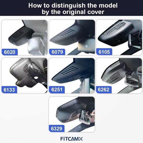 Fitcamx 4K Front and Rear Dash Cam Suitable for Mercedes-Benz GLC 300 & C Class (Model 6251), OEM Style, Front 2160P+Rear 1080P Video, Loop Recording, WiFi & APP, G-Sensor, Easy to Operate, 128GB Card in Saudi Arabia