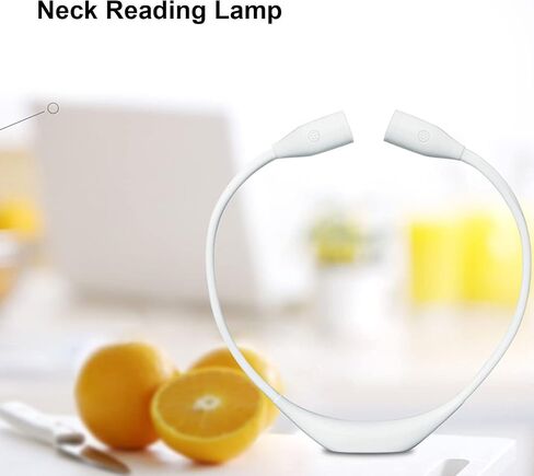 Rechargeable Neck Reading Light, Neck Rechargeable Knitting Light with 3 Adjustable Brightness for Reading, Crochet, Camping in Saudi Arabia