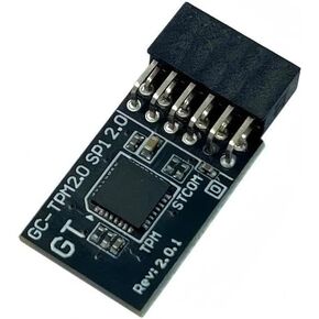 TPM 2.0 وحدة LPC SPI 12pin مع Infineon SLB9670 للوحة الأم Gigabyte Z590 D ، Z590M ، Z590M Gaming X ، Z590 AORUS ULTRA ، Z590 Gaming X ، Z590 AORUS PRO AX COMPUTE in Kuwait