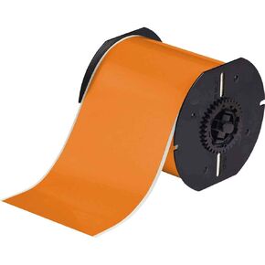 Brady B30C-4000-569-OR 100' Length x 4" Width, B-569 Hi-Performance Polyester, Orange BBP31 Low-Halide Tape in Saudi Arabia