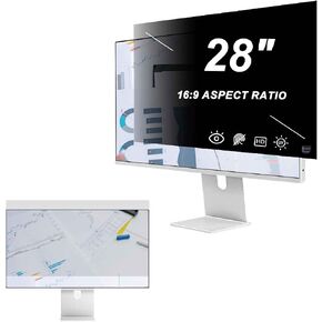 [2 Pack 28 inch Computer Privacy Screen Filter, Reduce Glare Blue Light Computer Monitor Privacy Filter, Eye Protection Reduce Eye Strain Protector Film,23.35 in X 14.61 in in Saudi Arabia
