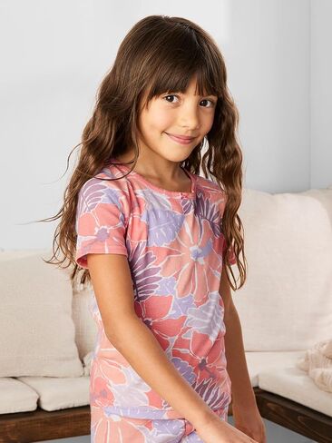 Simple Joys by Carter's Babies, Toddlers, and Girls' 6-Piece Snug-Fit Cotton Pajama Set in Saudi Arabia