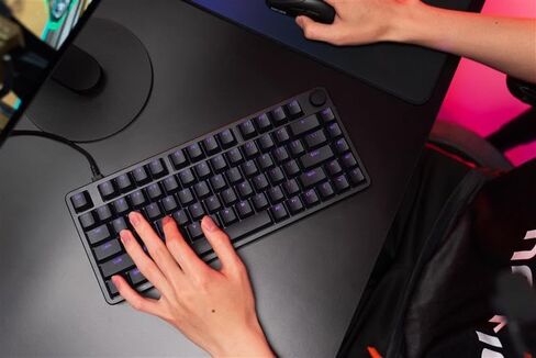 Sony INZONE KBD-H75 75% Wired Aluminum Chassis Gaming Keyboard, Hall-Effect Switch, Rapid Trigger, Adjustable Actuation Point, 8000 Hz Polling Rate, RGB Lighting, Volume Dial in Saudi Arabia
