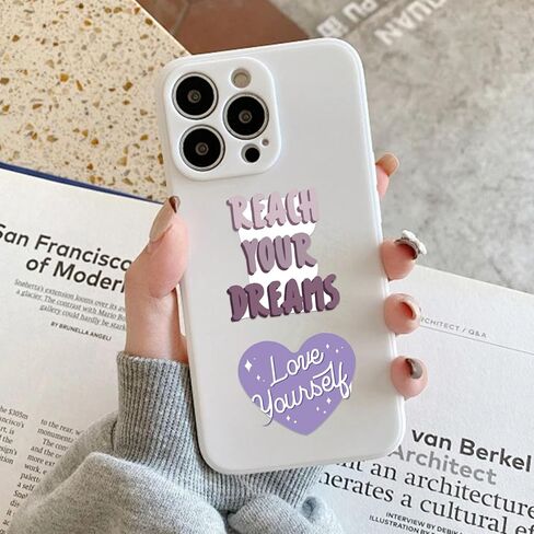 50PCS Purple Inspirational Stickers, Motivational Quote Stickers for Vision Board Water Bottles Laptops, Affirmation Purple Aesthetic Sticker for Girls,Adults in Kuwait