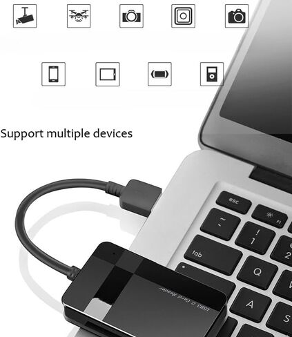 USB 3.0 Card Reader,Plug & Play, Compatible with Apple & Windows, Supports SD, TF, MS, CF Cards in Saudi Arabia
