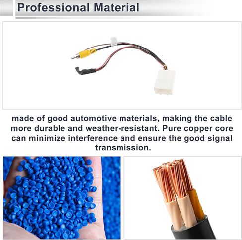 Rear View Camera Adapter Wire Harness Cable for Hyundai Stabilise Backup Camera Wiring Harness 1 Pcs RCA 5 Pin in Saudi Arabia